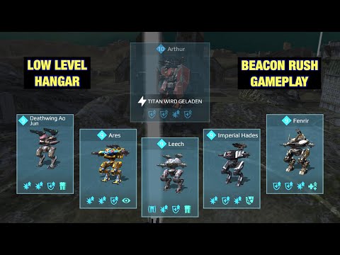 War Robots Ares, Hades, Fenrir, Ao Jun, Leech BR Gameplay