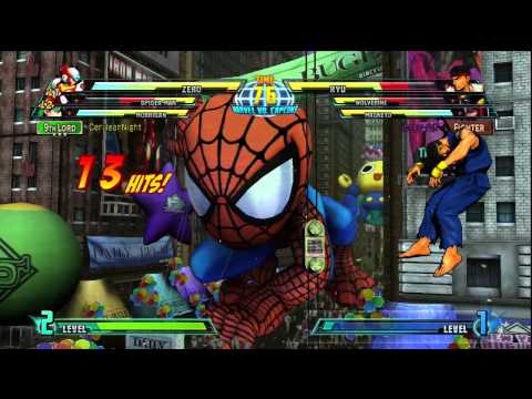Marvel vs Capcom 3 (PS3) -- Non-Ranked Matches 53 - Quitter?