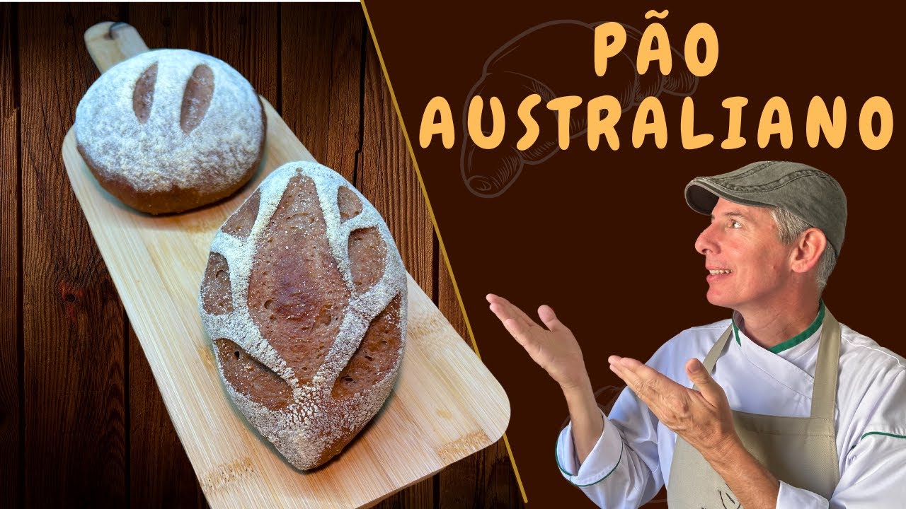 PÃO AUSTRALIANO do famoso restaurante! Fermentação mista!