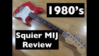 Video thumbnail for 1987 Fender Squier MIJ Japan System One 1 (Review) by Joe Gabaldon