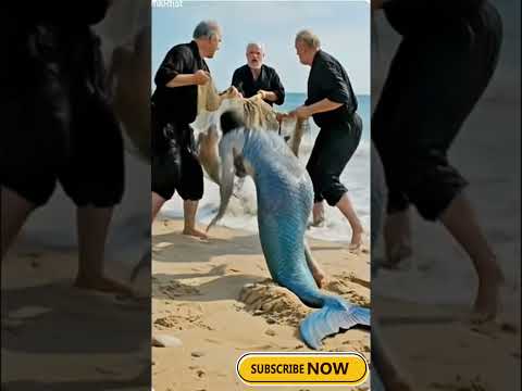 Gorgeous mother Mermaid with adorable baby girls🧜‍♀️ #mermaid #funnyshorts #shorts