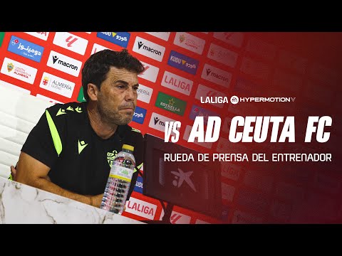 🎥 Rueda de prensa previa partido  UD Almería - AD Ceuta