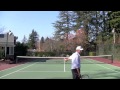 Tennis Serve Tougher To Serve To The Deuce Court