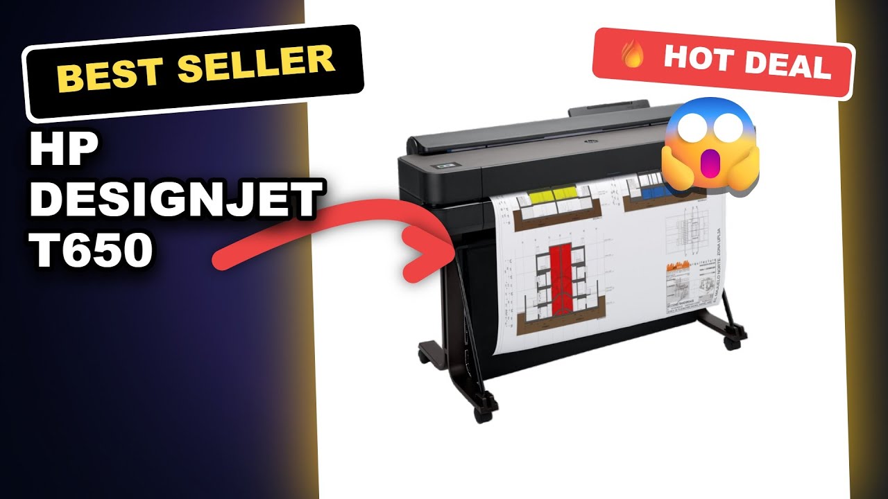 HP DesignJet T650 Review: Best Large Format Plotter Printer for Architects, Engineers & Professionals
