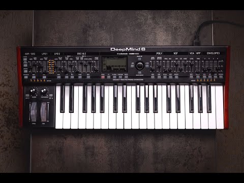 Behringer DeepMind 6 37-Key 6-Voice Polyphonic Analog Synth 2017 - Present - Black image 13