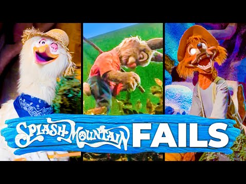 Top 10 Disney Fails, Malfunctions & Ride Breakdowns- Splash Mountain Special Edition