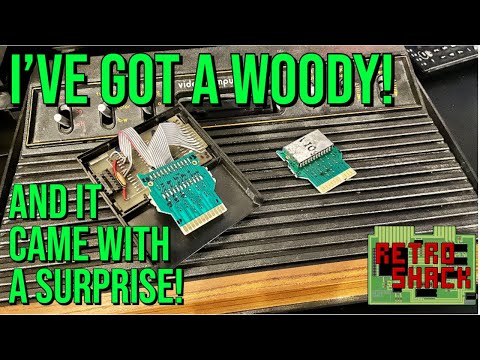 I've got a woody!  Well, an Atari 2600 Woodgrain that is!  And this one had a nice surprise too! :)