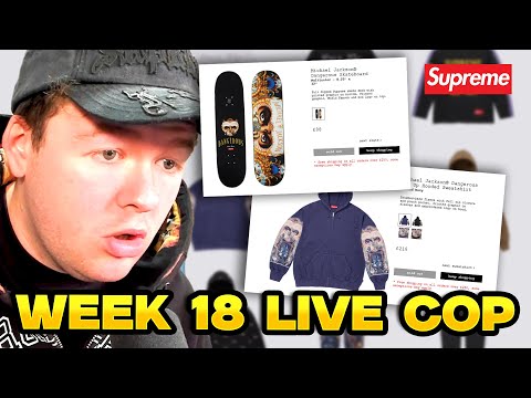 DID WE HIT THE MICHAEL JACKSON SWEATSHIRT? SUPREME FW25 WEEK 18 LIVE COP! WHAT SOLD OUT FIRST?