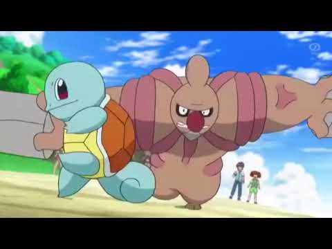 Pokemon Battle _ Matt/Digimon [Squirtle, Kadabra] VS Lucas/Pokemon [Starmie, Conkeldurr, Solrock]