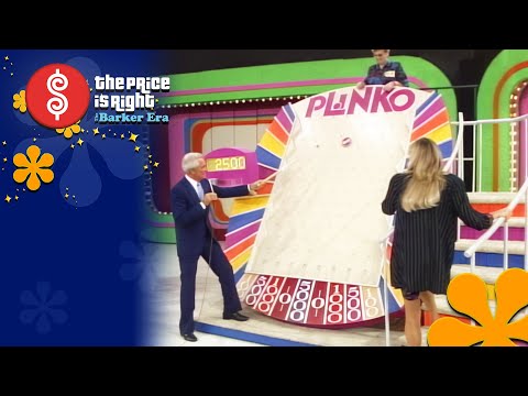 Bob Barker Uses His Plinko Stick When a Chip Gets Stuck | The Price Is Right 1988