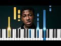NBA YoungBoy - Outside Today - EASY Piano Tutorial - YoungBoy Never Broke Again NBA YoungBoy - Outside Today - EASY Piano Tutorial - YoungBoy Never Broke Again