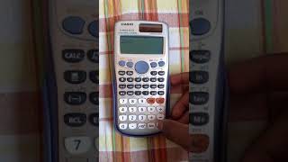 Obtaining a fraction instead of obtaining decimal number in fx-991ES PLUS calculator