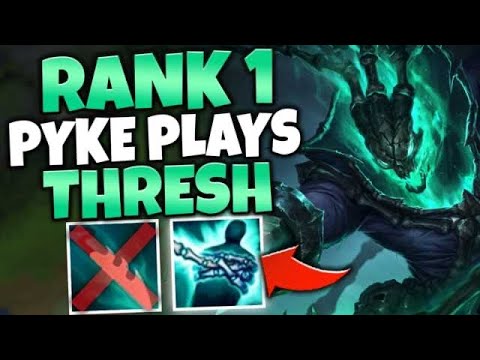 WHEN THE RANK 1 PYKE PLAYS THRESH! WILL THE HOOK ACCURACY CONVERT?! - League of Legends