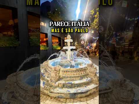 PARECE ITÁLIA MAS É SP! Rua Avanhandava em São Paulo