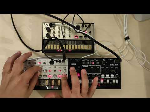 #Synthember No. 10 Beautiful Volcamonics (Volca Bass + Keys + Kick)