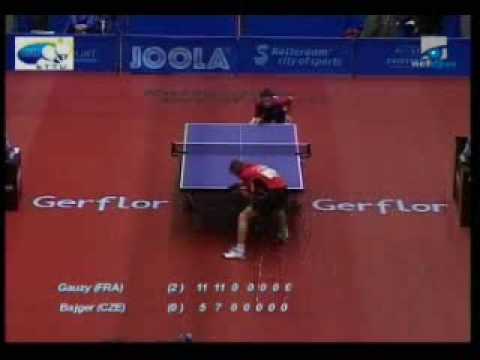 Simon Gauzy (FRA) vs Ondrej Bajger (CZE) part 2