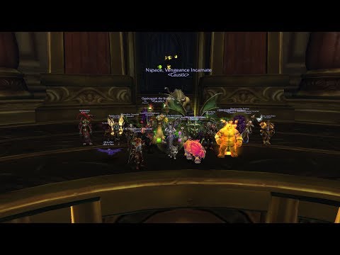Caustic vs. Mythic Maiden of Vigilance (Holy Priest / Arms Warrior PoV)
