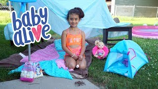 Baby Alive goes Camping with Mya