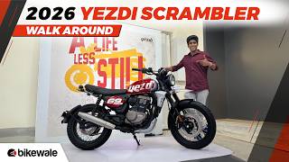 2026 Yezdi Scrambler Launched | New Engine, Features & Design Updates | Quick Walkaround | BikeWale