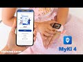 MyKi Smartwatch GPS Kinder Uhr MyKi 4 Weiss/Pink mit SIM-Karte