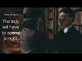 Peaky Blinders | How to flirt / lesson by Tommy Shelby