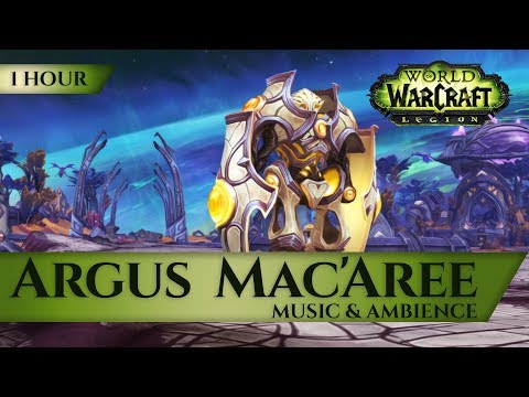Argus, Mac'Aree - Music & Ambience (1 hour, 4K, World of Warcraft Legion Shadow of Argus 7.3)