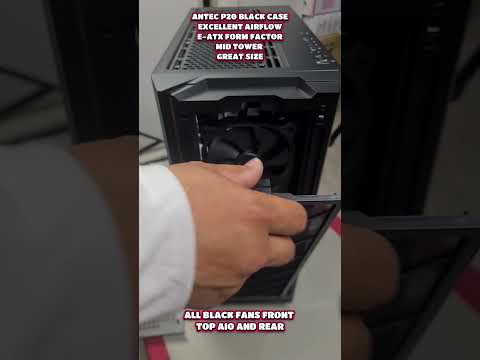 am5 minimalist build 7800x3d 7800xt 850w gold psu 32gb ram antec p20 e-atx case