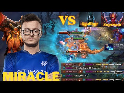 Miracle Earthshaker with Pure against Supream Qop Xcalibur Pa Epic Battles