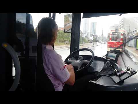 Begin laatste rit lijn 21 Scheveningen Noorderstrand - Vrederust