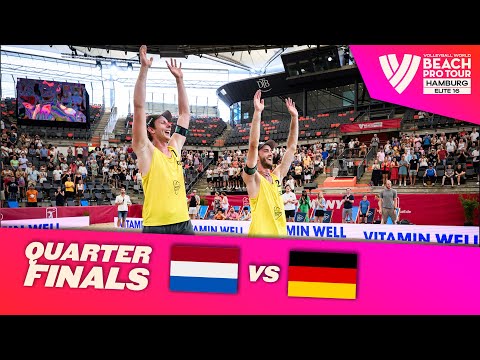 Luini/Penninga vs. Ehlers/Wickler - Quarter Final Highlights Hamburg 2022 #BeachProTour