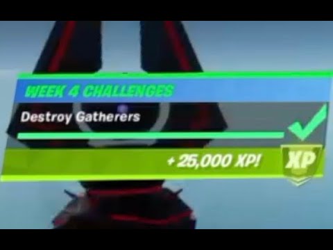 Destroy Gatherers (20) All Locations!   -Fortnite Week 4 Challenge
