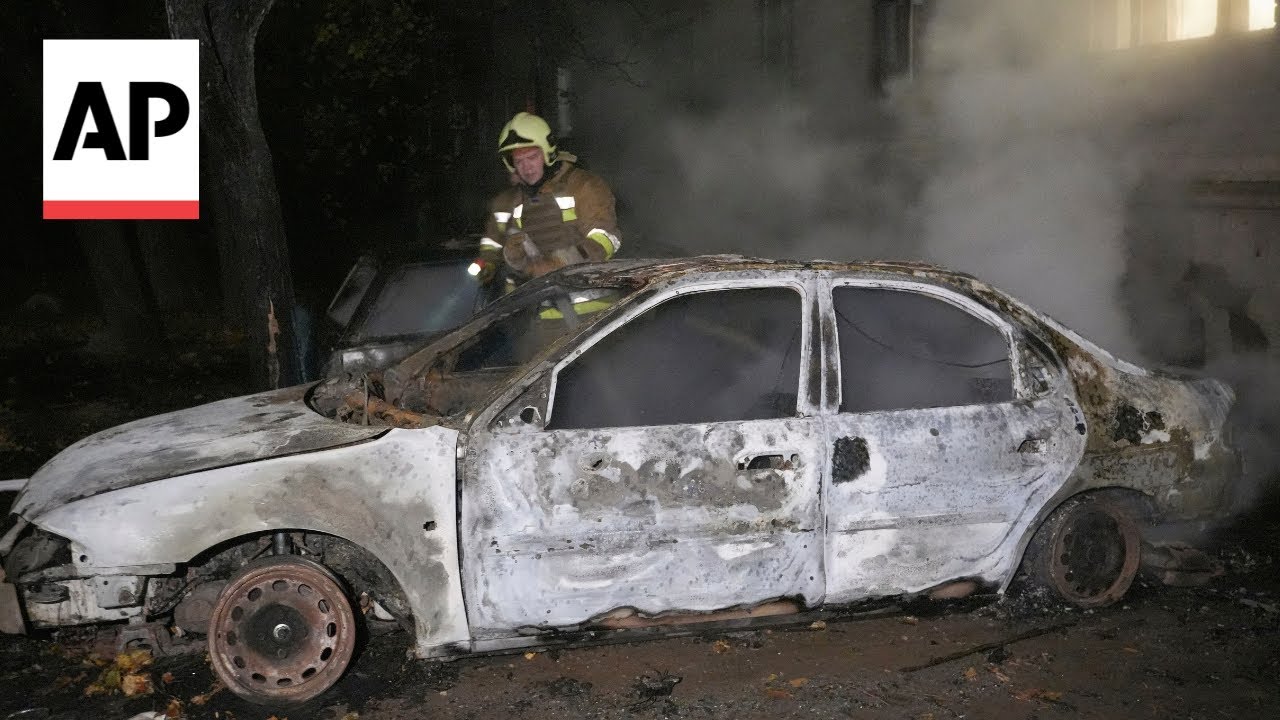 Russia's overnight strikes on Ukrainian cities leave six dead and dozens injured
