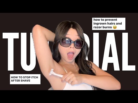 How to shave your ARMPITS