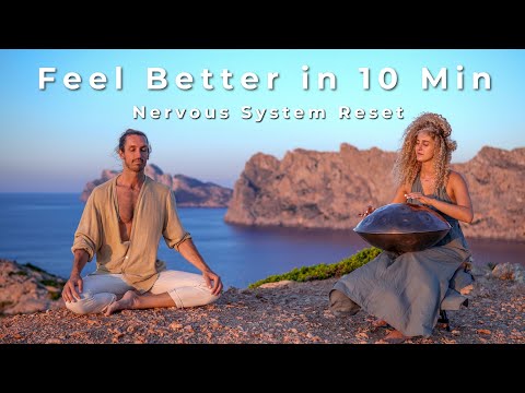 10 Minute Morning Nervous System Reset | Breathwork & Handpan Music