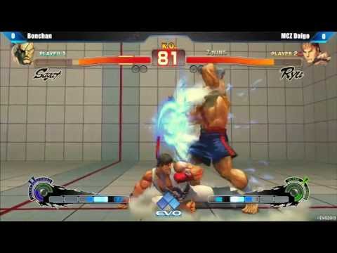 [EVO 2013 SSFIV AE Top 32] Bonchan (Sagat) vs MCZ Daigo (Ryu)