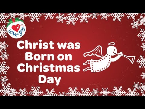 Christ Was Born On Christmas Day cover