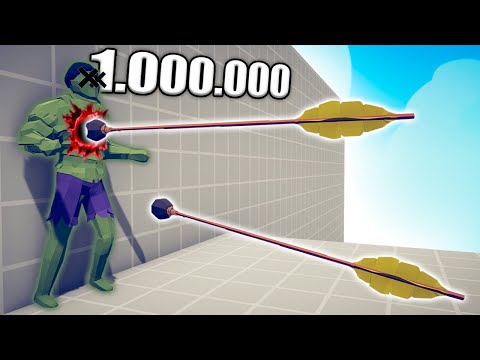 1.000.000 DAMAGE SPIKEY BOW vs UNITS - TABS | Totally Accurate Battle Simulator 2023
