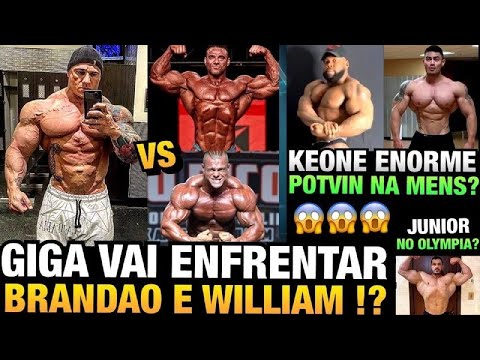 FABIO GIGA VAI ENCARAR BRANDÃO E WILLIAM MARTINS NO ARNOLD BR ? +  KEONE, POTVIN, JUNIOR E MAIS