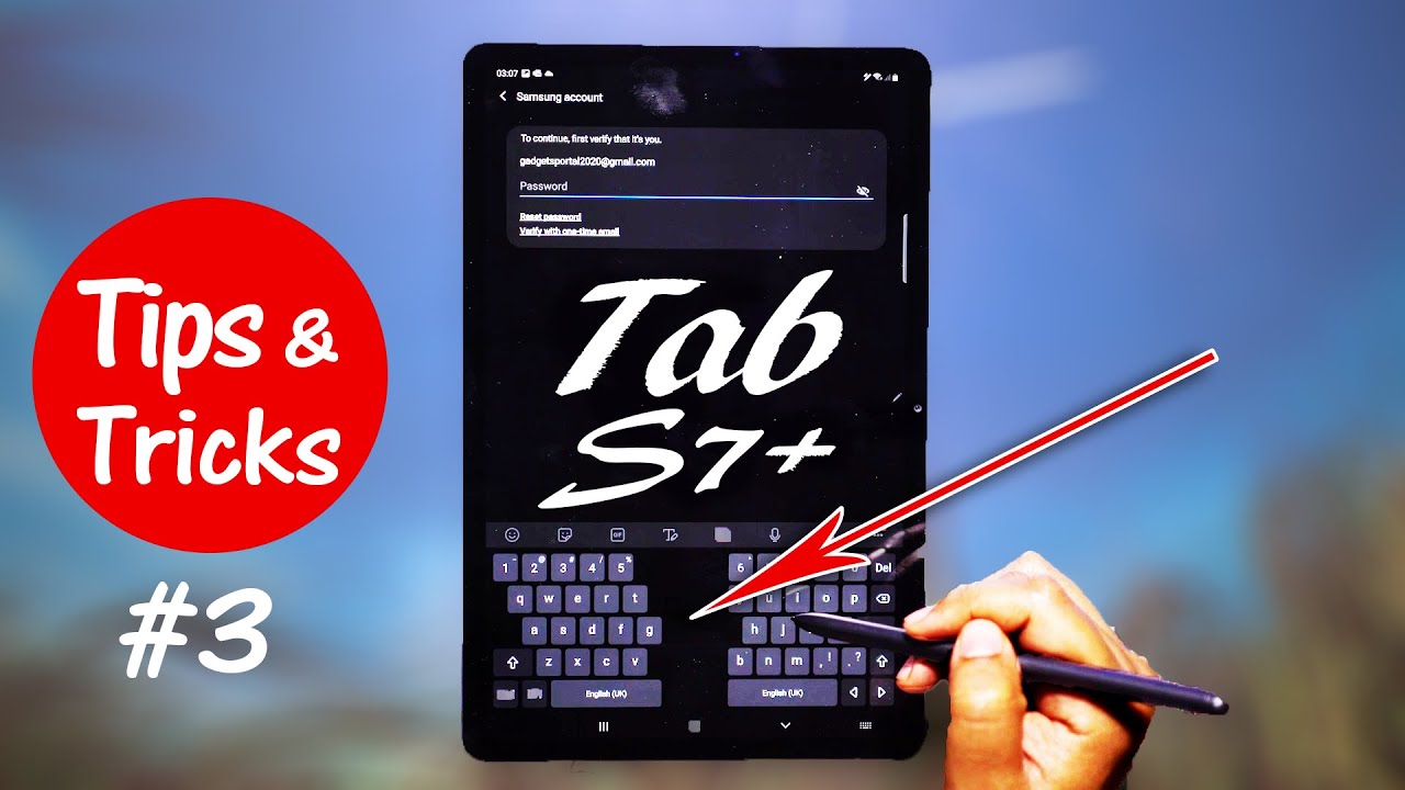 Galaxy TAB S7 | Tab S7+ Plus - Tips & Tricks, Exclusive Features! #3 🔥🔥