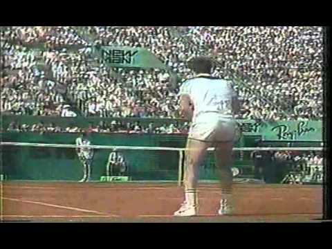 Wonderful Tennis point - 1984 Roland Garros Final John McEnroe Vs Ivan Lendl