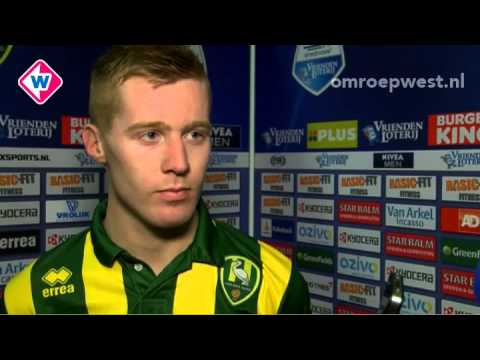Reactie ADO-speler Mike van Duinen na ADO Den Haag - Go Ahead Eagles
