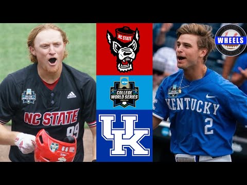 #10 NC State v #2 Kentucky (CRAZY GAME) | College World Series Opening Round | 2024 College Baseball