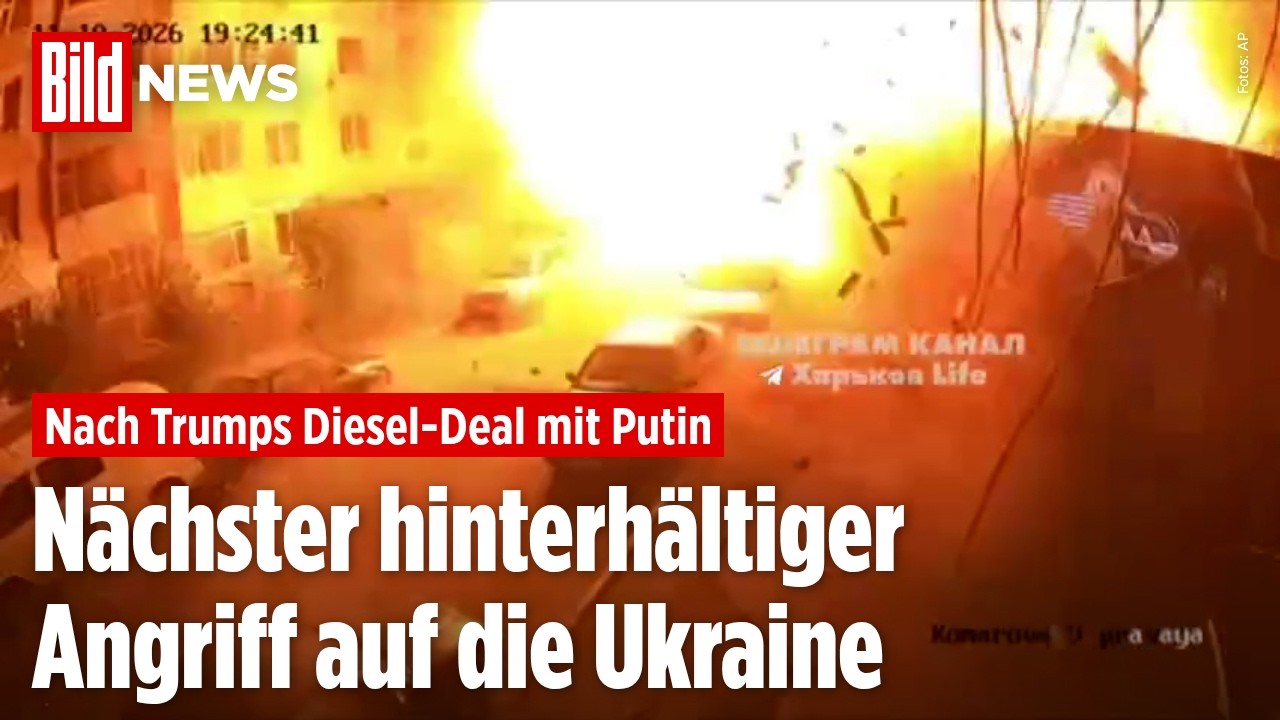 UKRAINE-KRIEG: Gewaltige Explosion! Russen-Rakete schlägt mitten in Wohngebiet ein – Drei Tote!