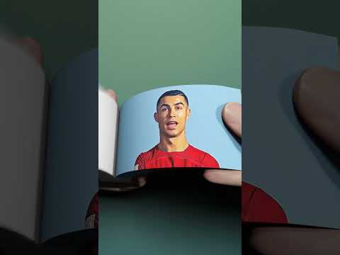 Ronaldo Singing "Mary On A Cross" FlipBook #ronaldo #tiktok #flipbook #shorts