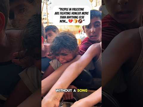 "People in Palestine are fighting hunger more than anything else now #foryou #viralvideo #palestine