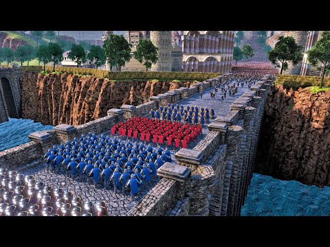 Golden Knights, Spartans, Heavy Knights, Romans Defend City From Evil Goons, Zombies, Bandits & Orcs