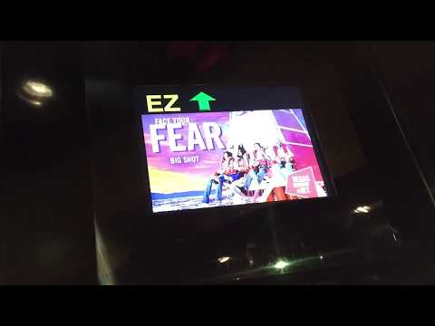 1800 fpm! Otis Traction High Speed Double Deck Elevators at Stratosphere Tower in Las Vegas, NV