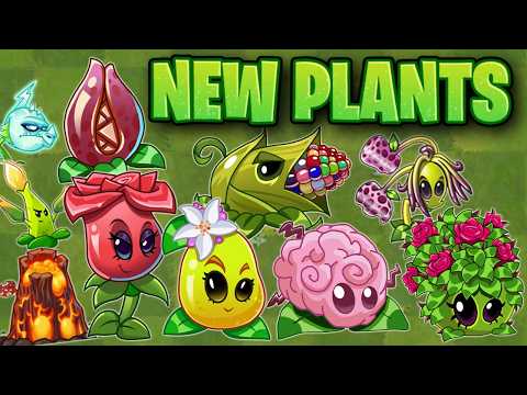 Every NEW Plants in Plants Vs Zombies 2 Released in 2025 - PvZ2 New Plants