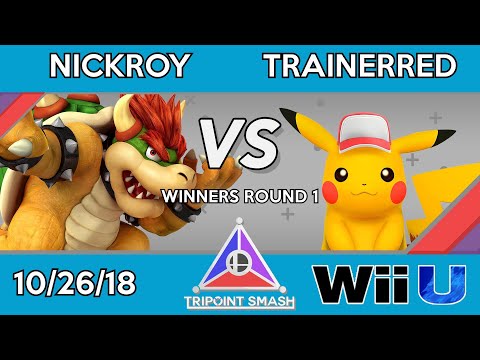 Tripoint Smash 33 - Winners Round 1 - NickRoy (Bowser) Vs. TrainerRed (Pikachu)