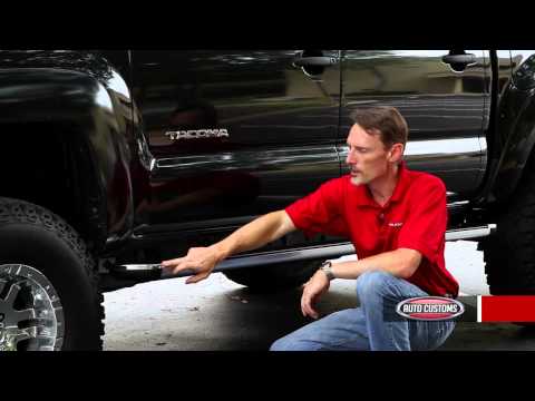 Toyota Tacoma Running Boards - Ionic Gladiators - AutoCustoms.com